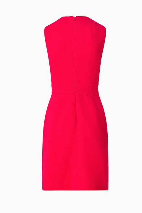 Wool Crêpe Double-Face Sheath Dress