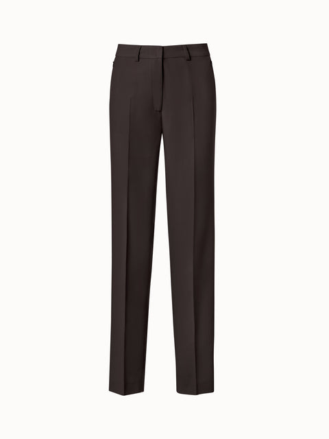 Elegant Wide Leg Woman Pants/grey Wool Pants/loose Evening Pants