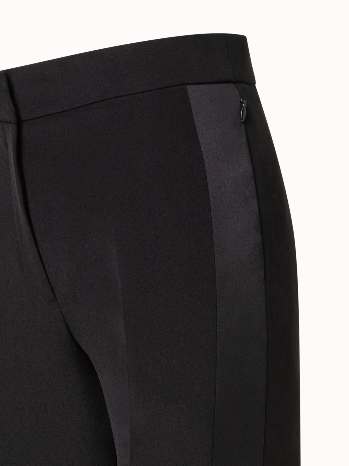 Black Silk Pants Sandwashed Silk Trousers High-waisted Black Silk Pants  Silk Straight-leg Pants Silk Trousers 