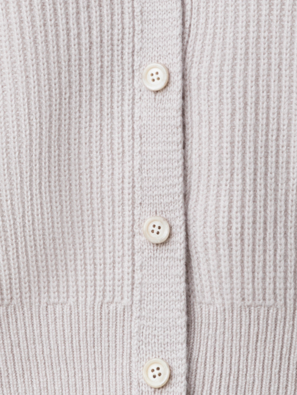 Luxe Cashmere Armstripe Cardigan in Oatmeal