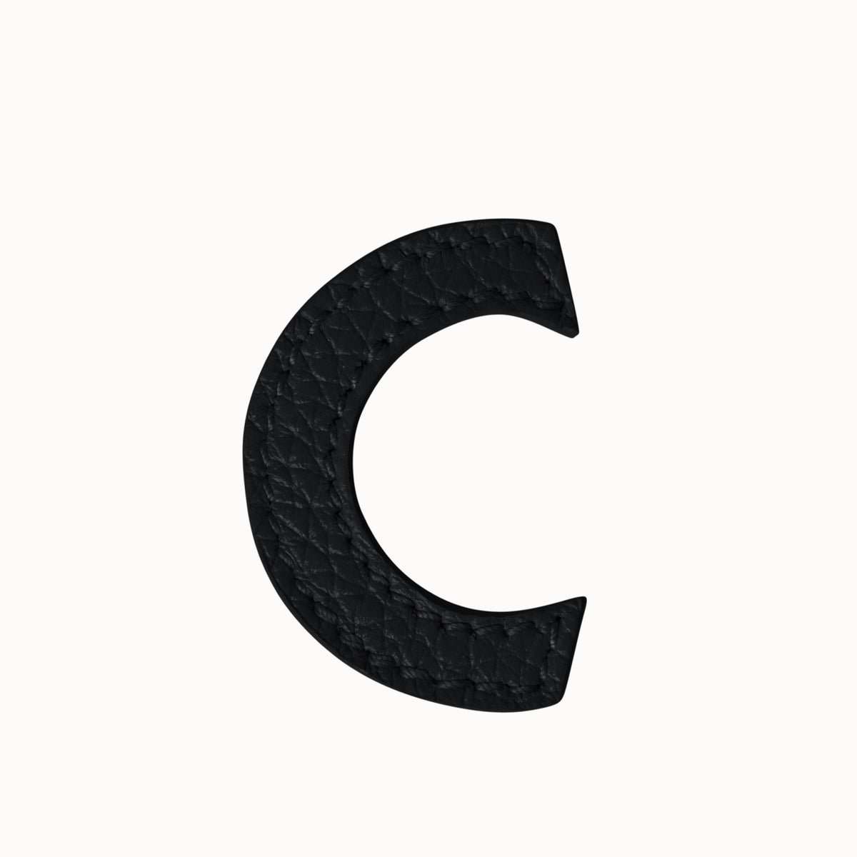 C – Letter - black