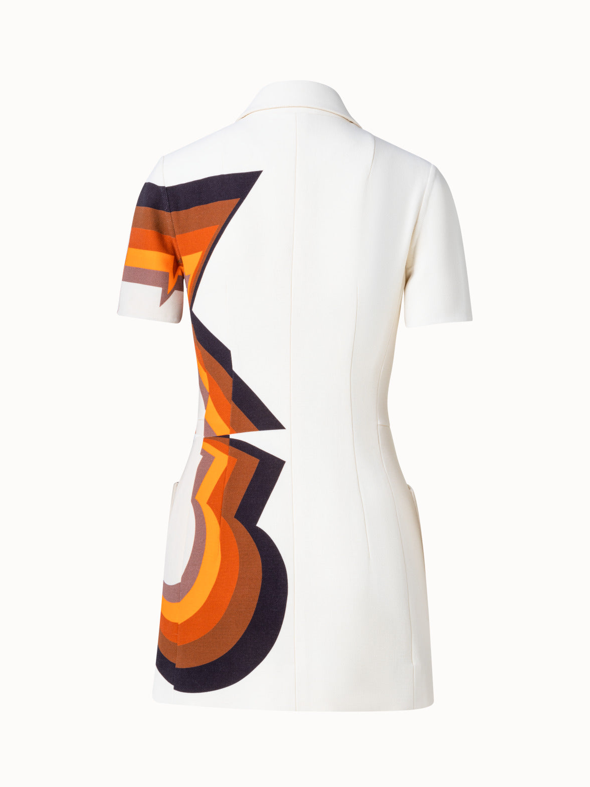 Louis Vuitton Zipper Sleeve T-Shirt Dress White. Size M0
