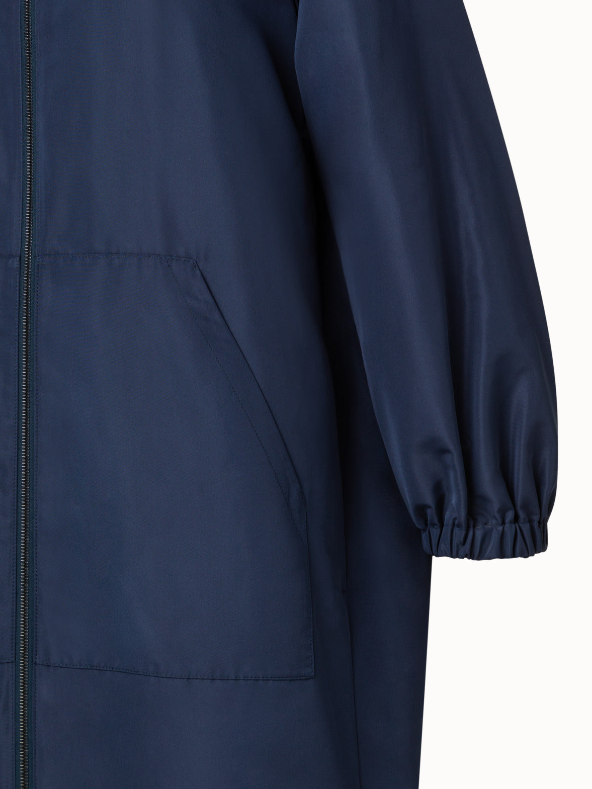 Water-Repellent Silk Taffeta Parka