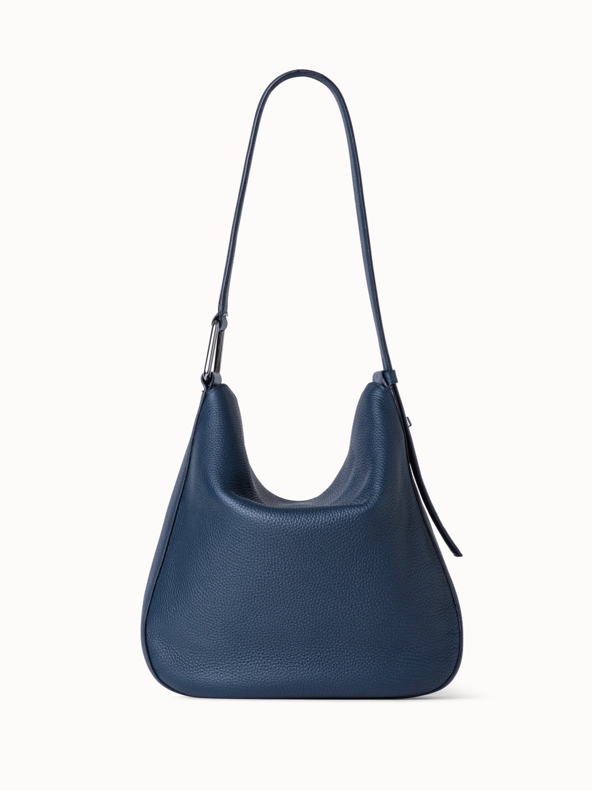 navy leather hobo bag