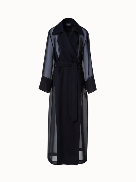 Long black best sale designer coat