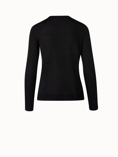 Seamless Pullover from Cashmere Silk