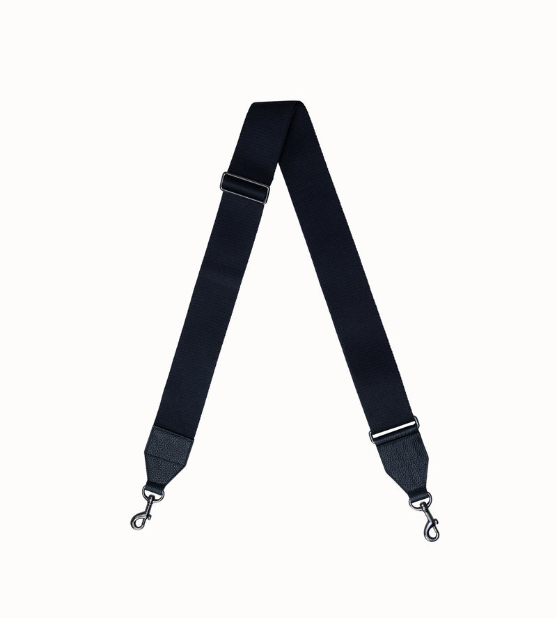 Allzedream Wide Purse Strap Replacement Crossbody Shoulder Bag Adjustable (Black)