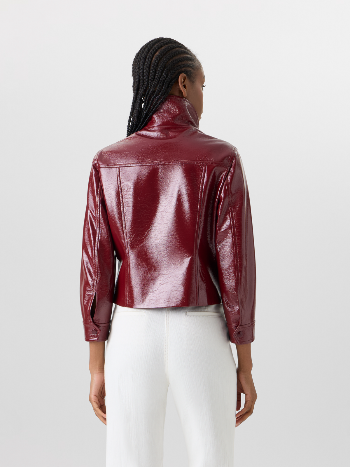 Designer Cecily Bootcut Pants in Cotton-Stretch Denim - ecru #editorial