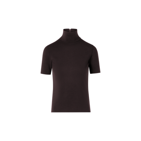 Shortsleeve Wool Milano Knit Sweater