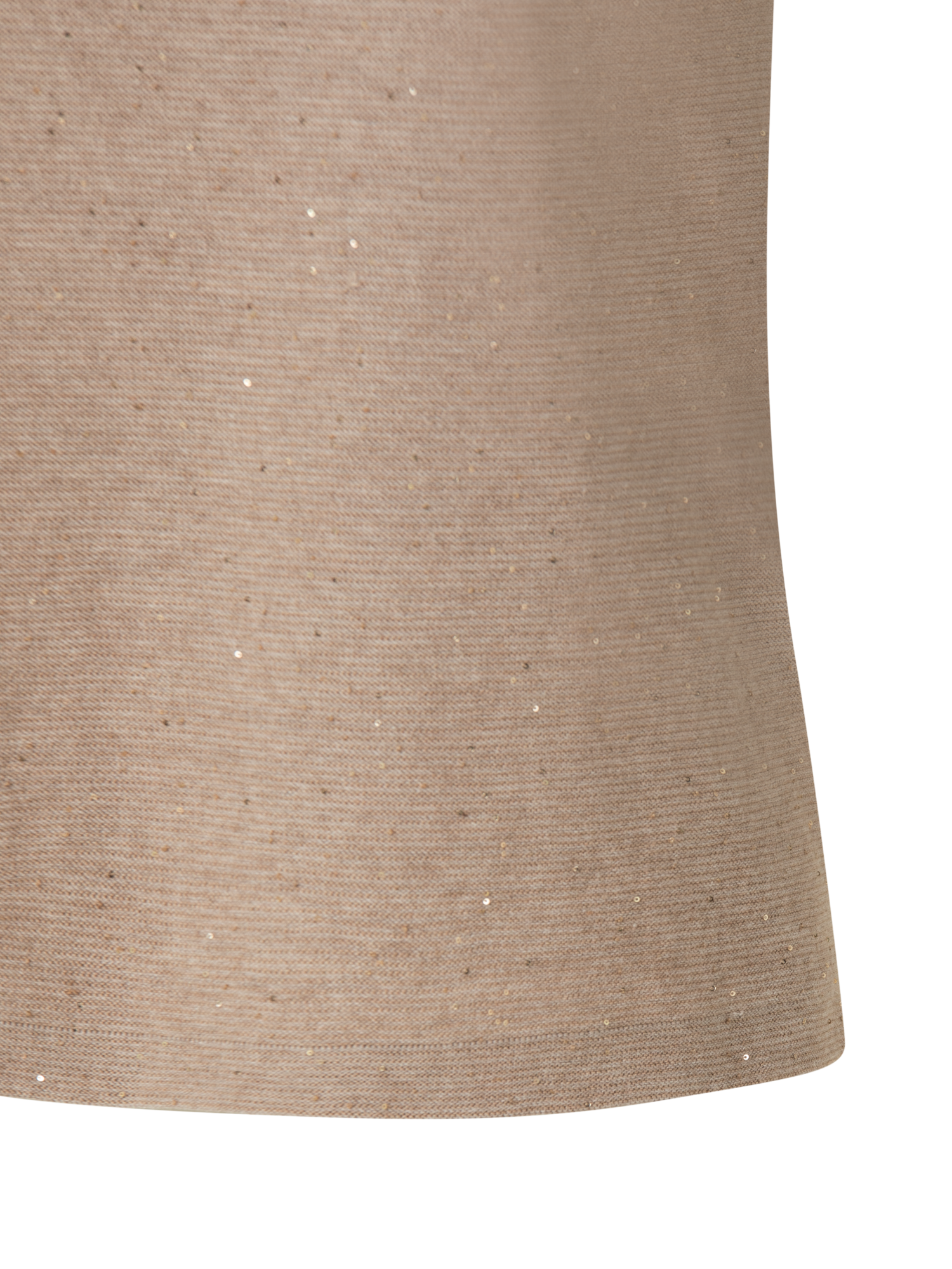 Designer Linen Sequins Knit Tank - pink