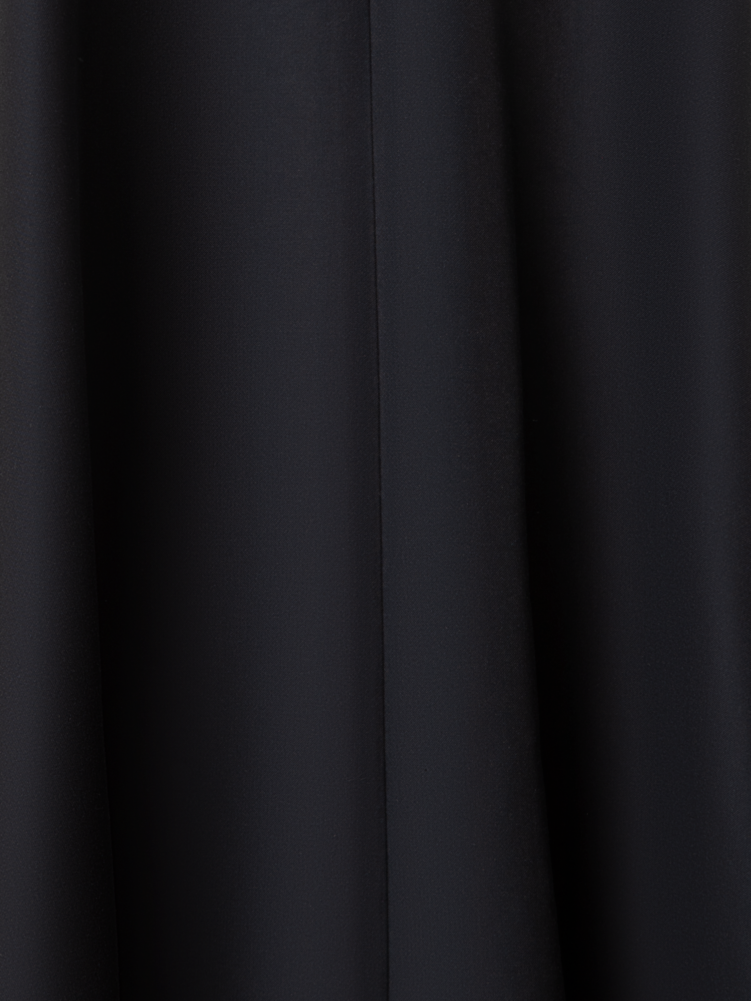 Designer Double-Face Midi Skirt with Dandelion Print - black - multicolor