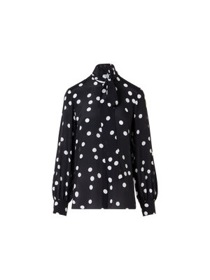 Designer Viscose Georgette Blouse - black