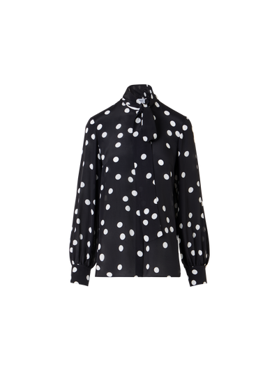 Designer Viscose Georgette Blouse - black