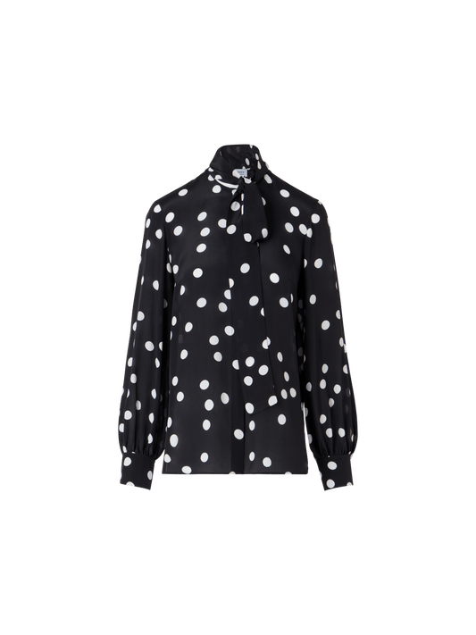 Designer Viscose Georgette Blouse - black