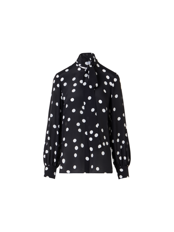 Designer Viscose Georgette Blouse - black