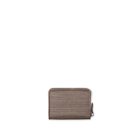 Small Zip Wallet in Horsehair