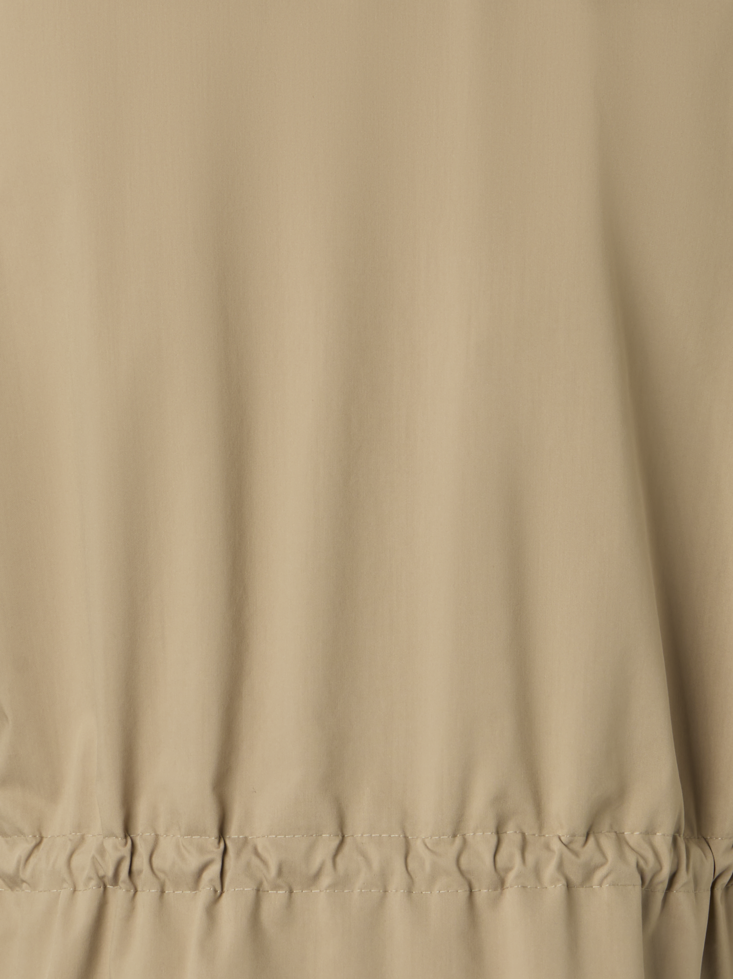 Designer Cotton Short Parka Jacket with Elastic Waist