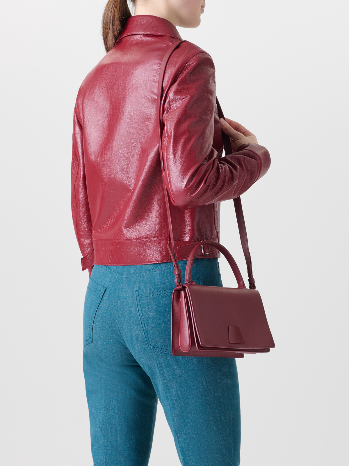Designer Alice Small Top Handle Bag - red #editorial