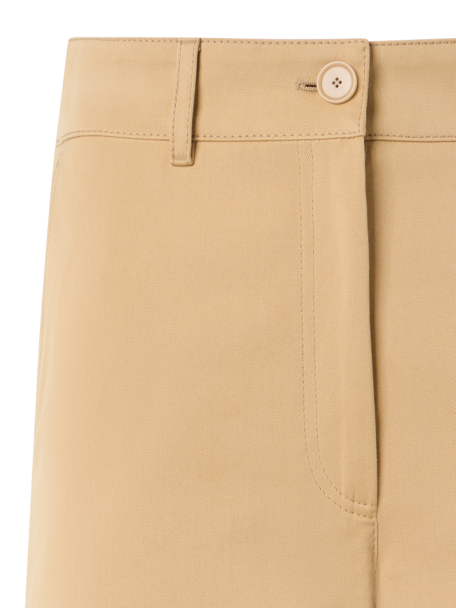 Designer Fraser Pants in Cotton Gabardine - beige