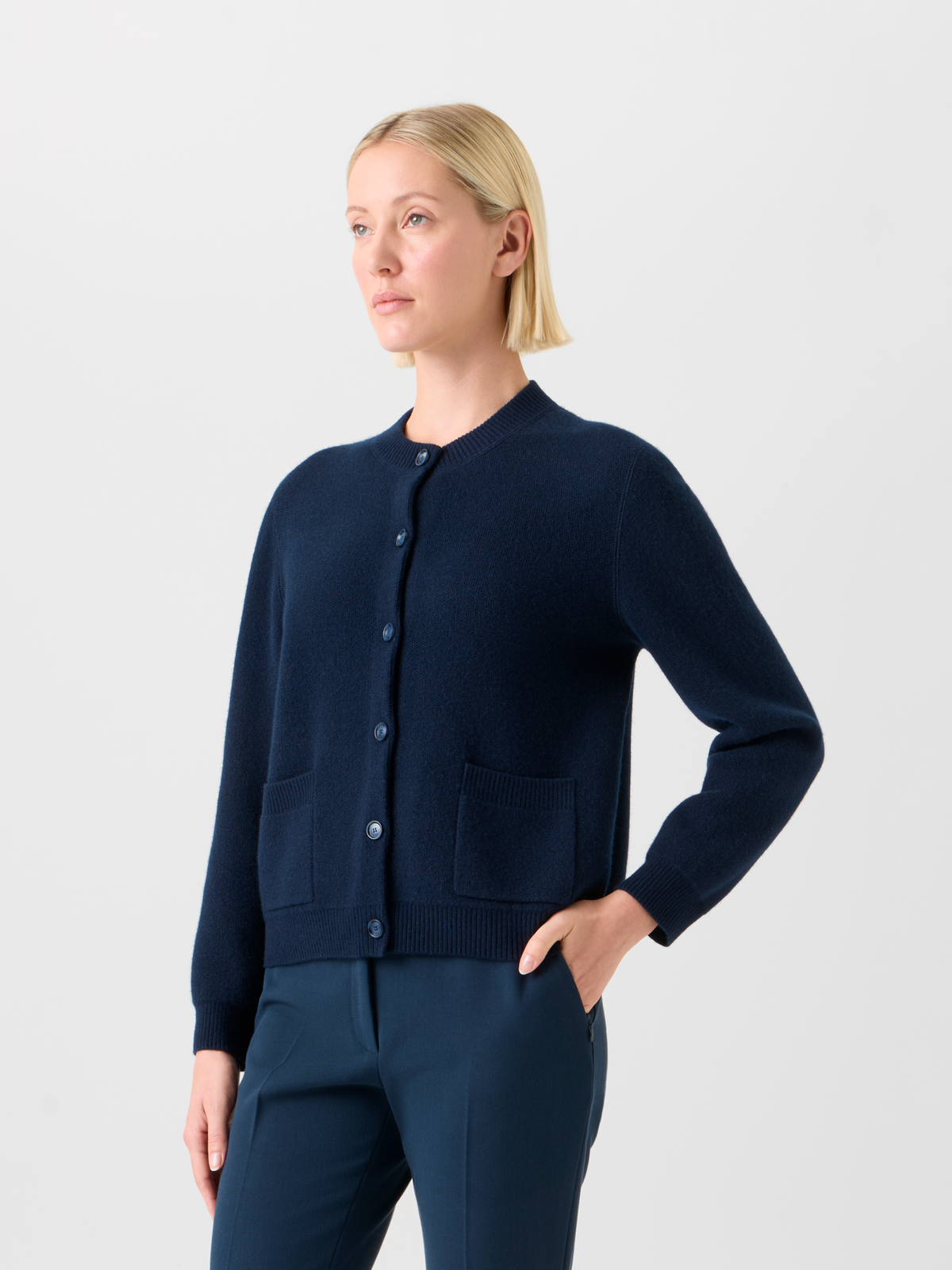 Pure Cashmere Relaxed Cardigan – Akris Inc. Pure Cashmere Relaxed Cardigan – Akris Inc.