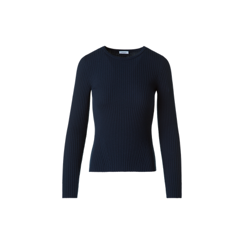 Short Sleeve Sweater in Merino Wool
