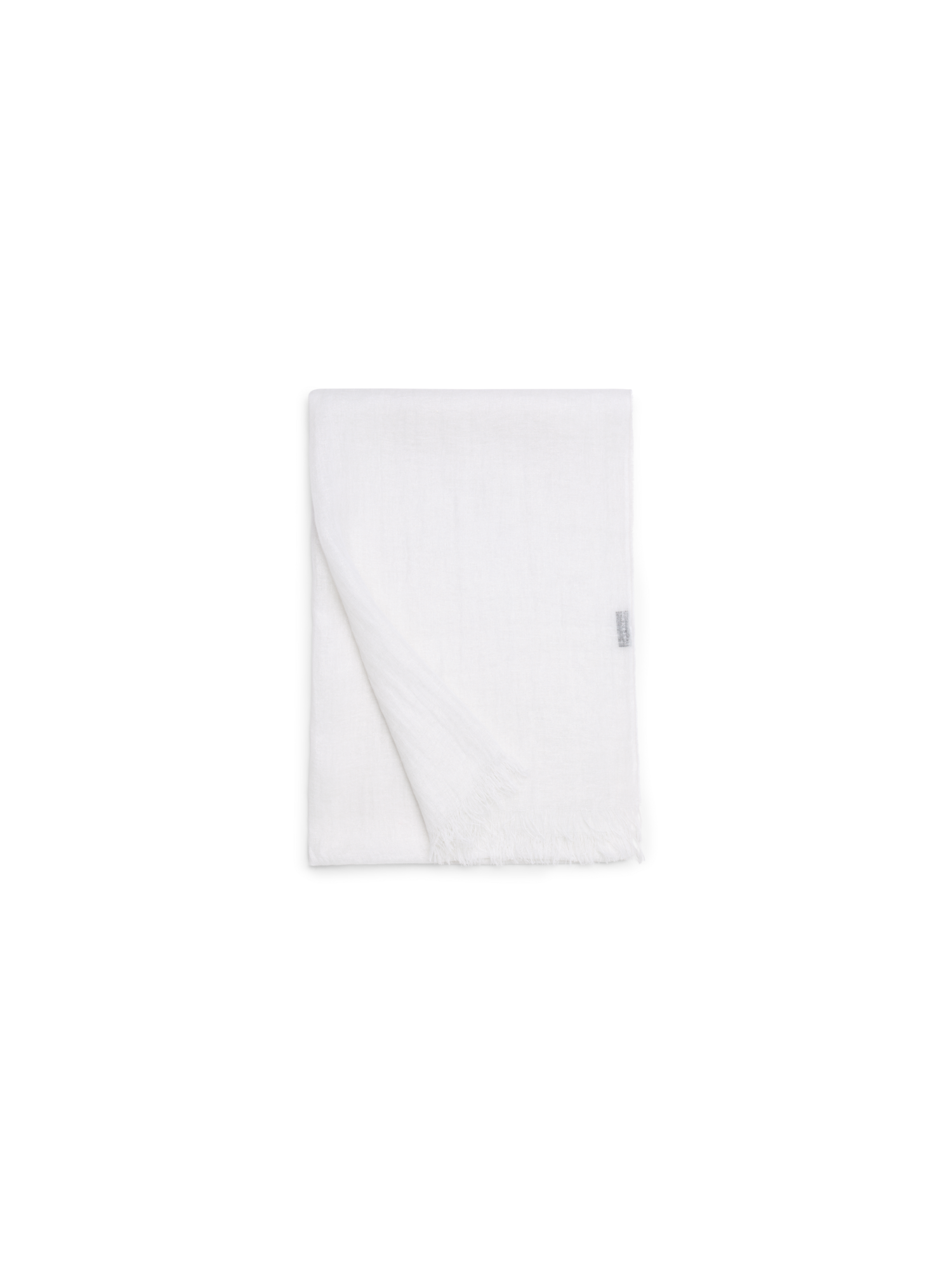 Designer Linen Scarf - ecru