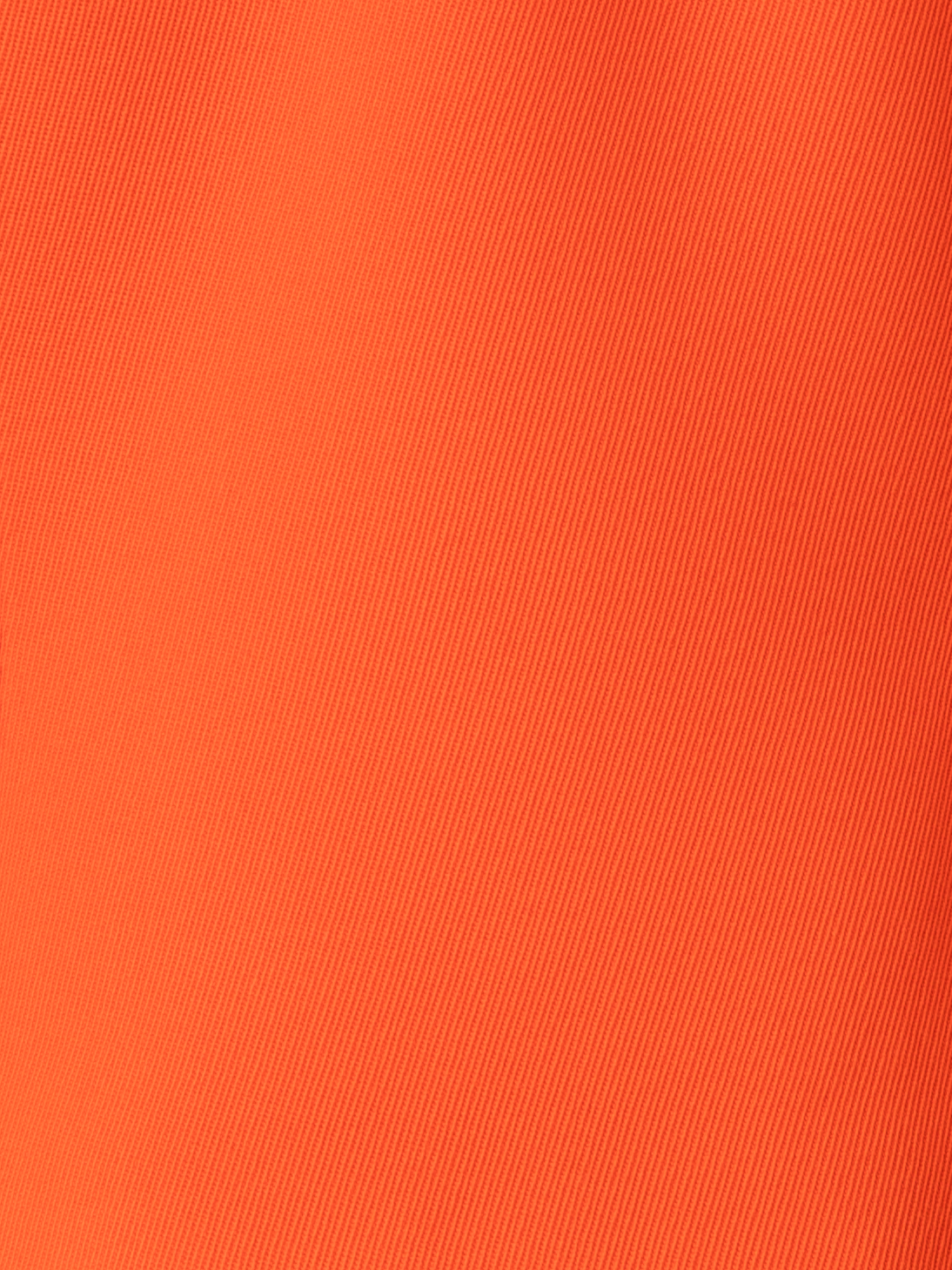 Designer Cropped Jacket in Wool Tricotine - orange