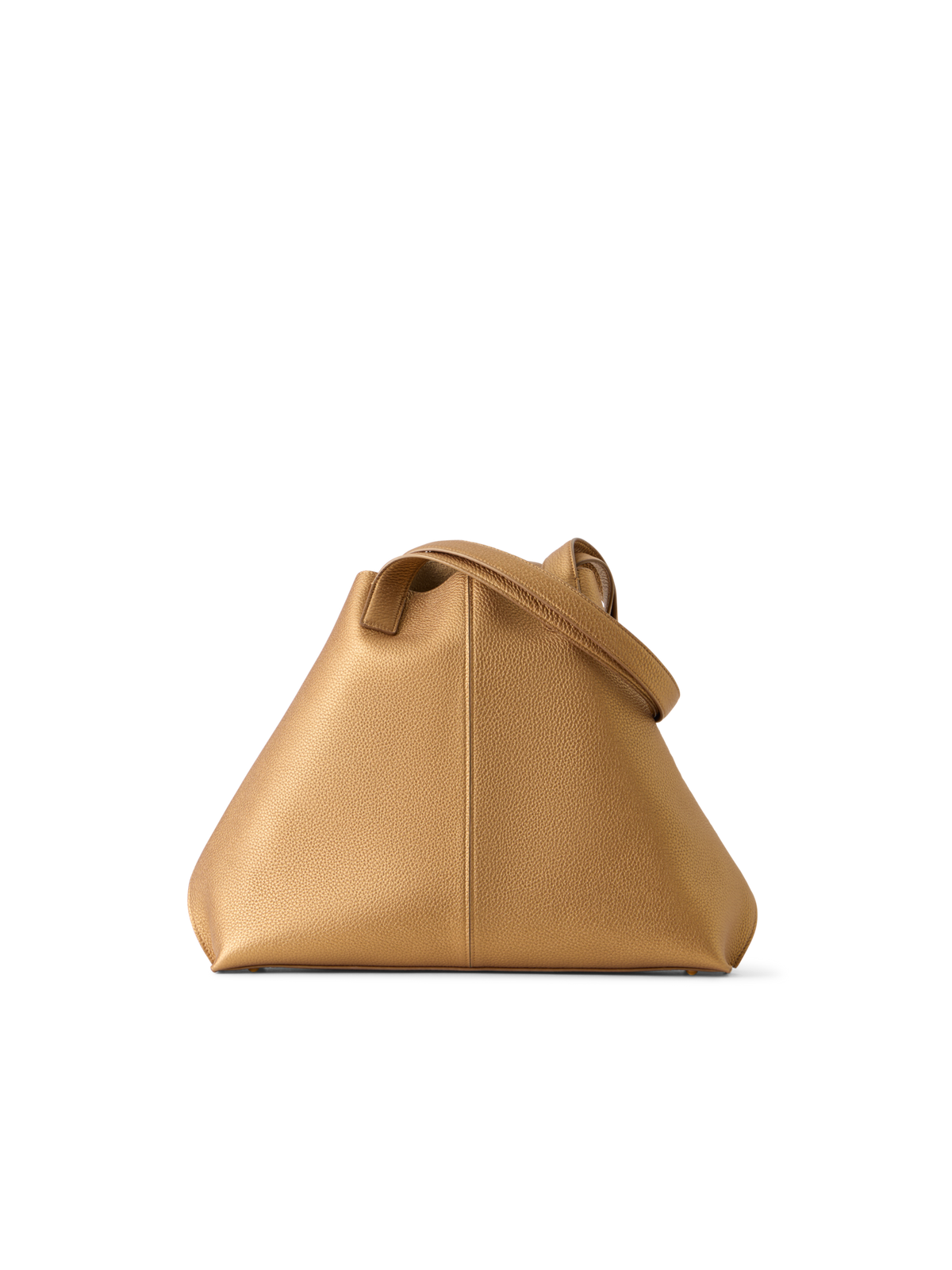 Designer Ai Medium Shoulder Tote - gold
