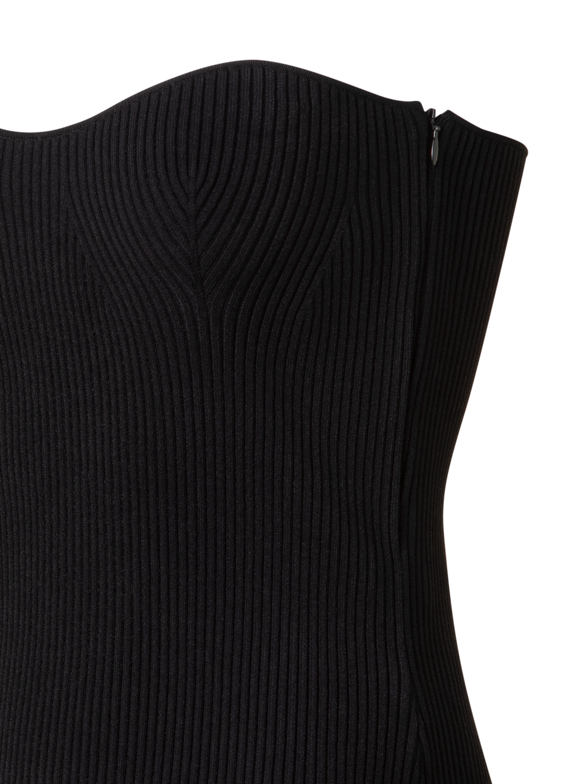 Designer Bodycon Corsage - black