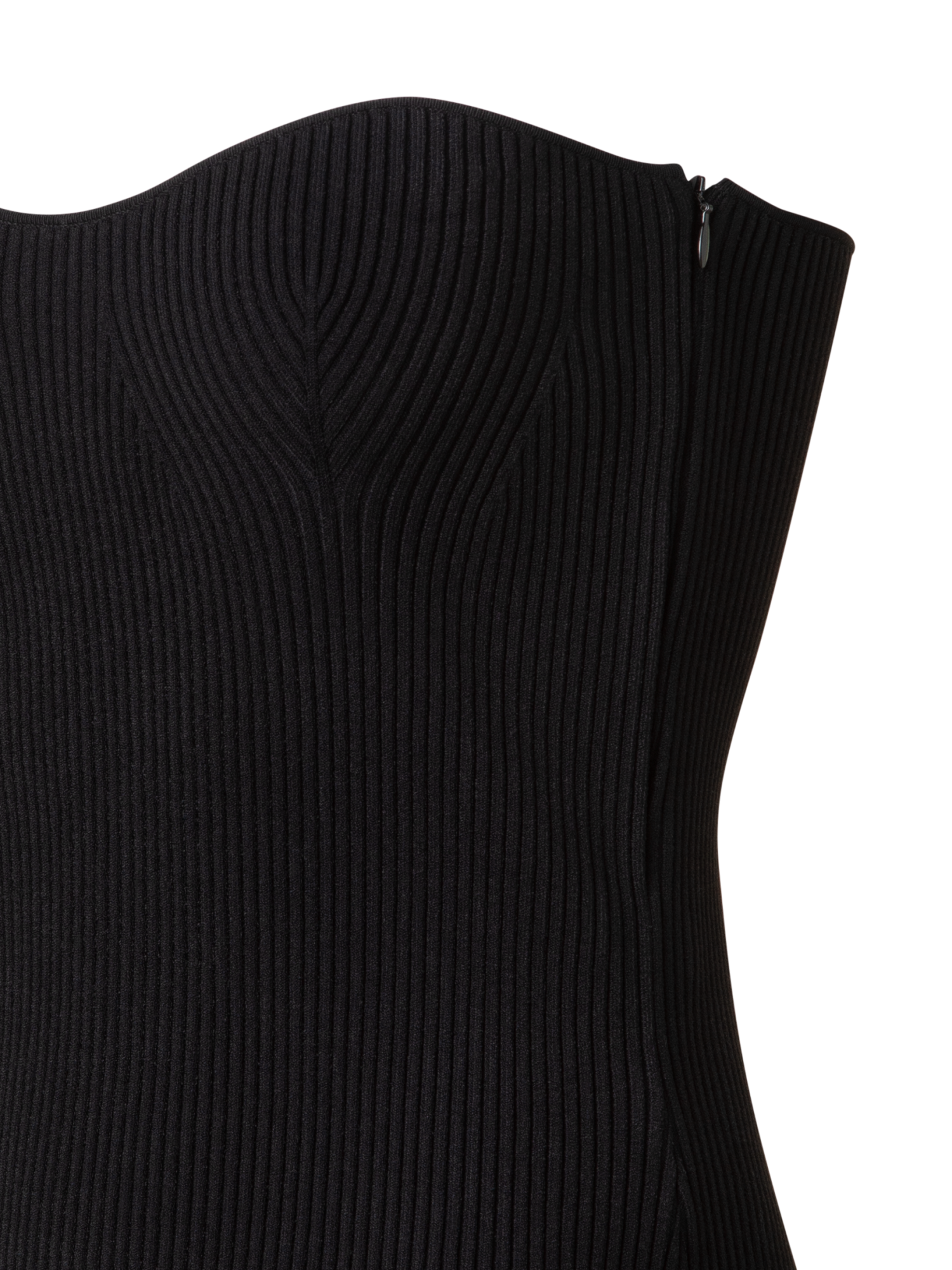 Designer Bodycon Corsage - black