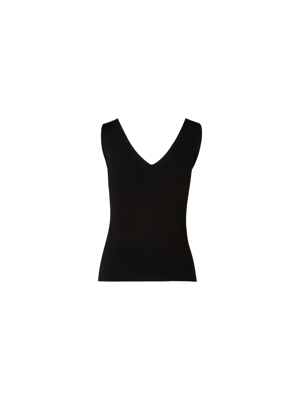 Designer Silk Stretch V-neck Tank