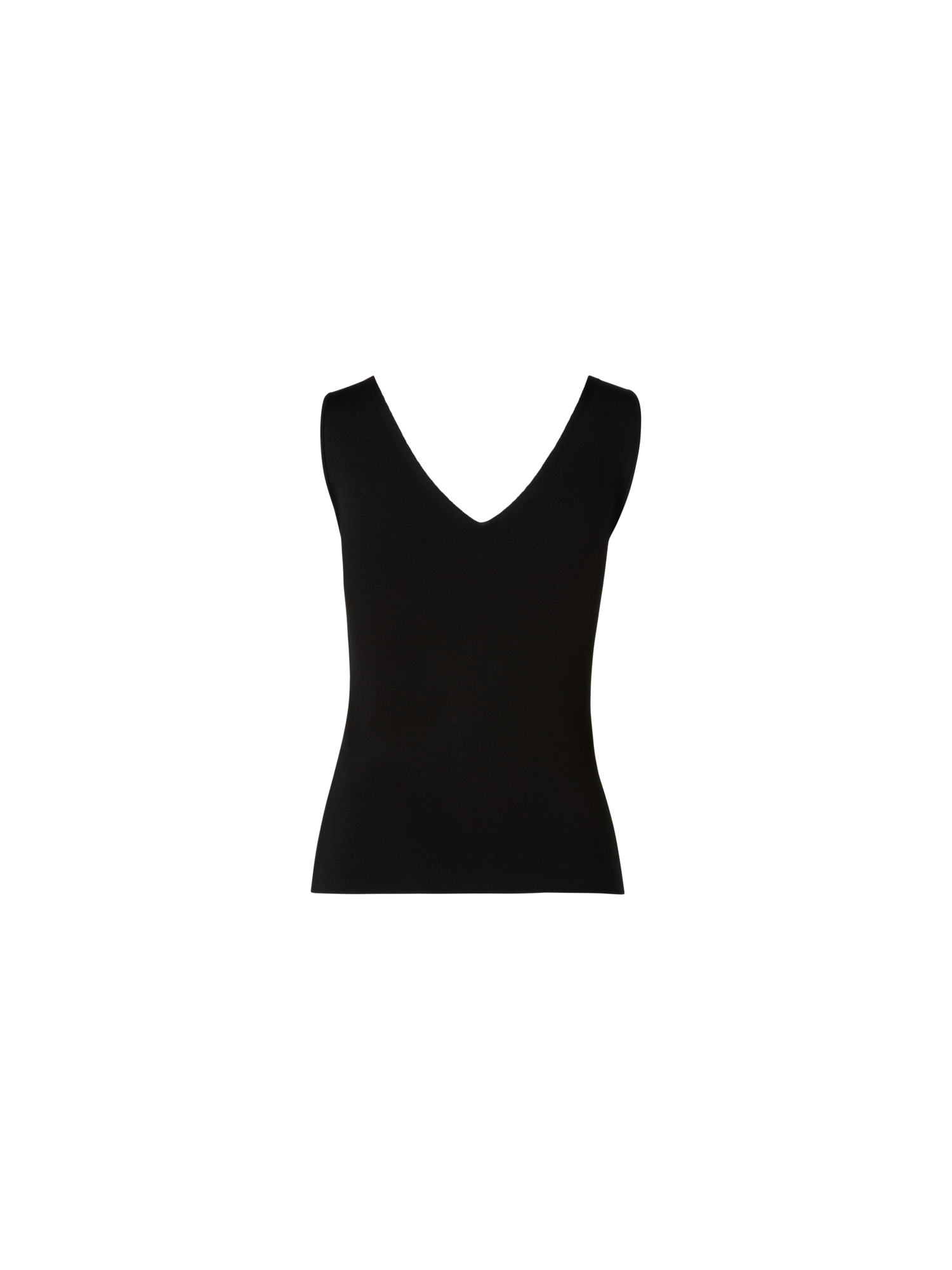 Designer Silk Stretch V-neck Tank