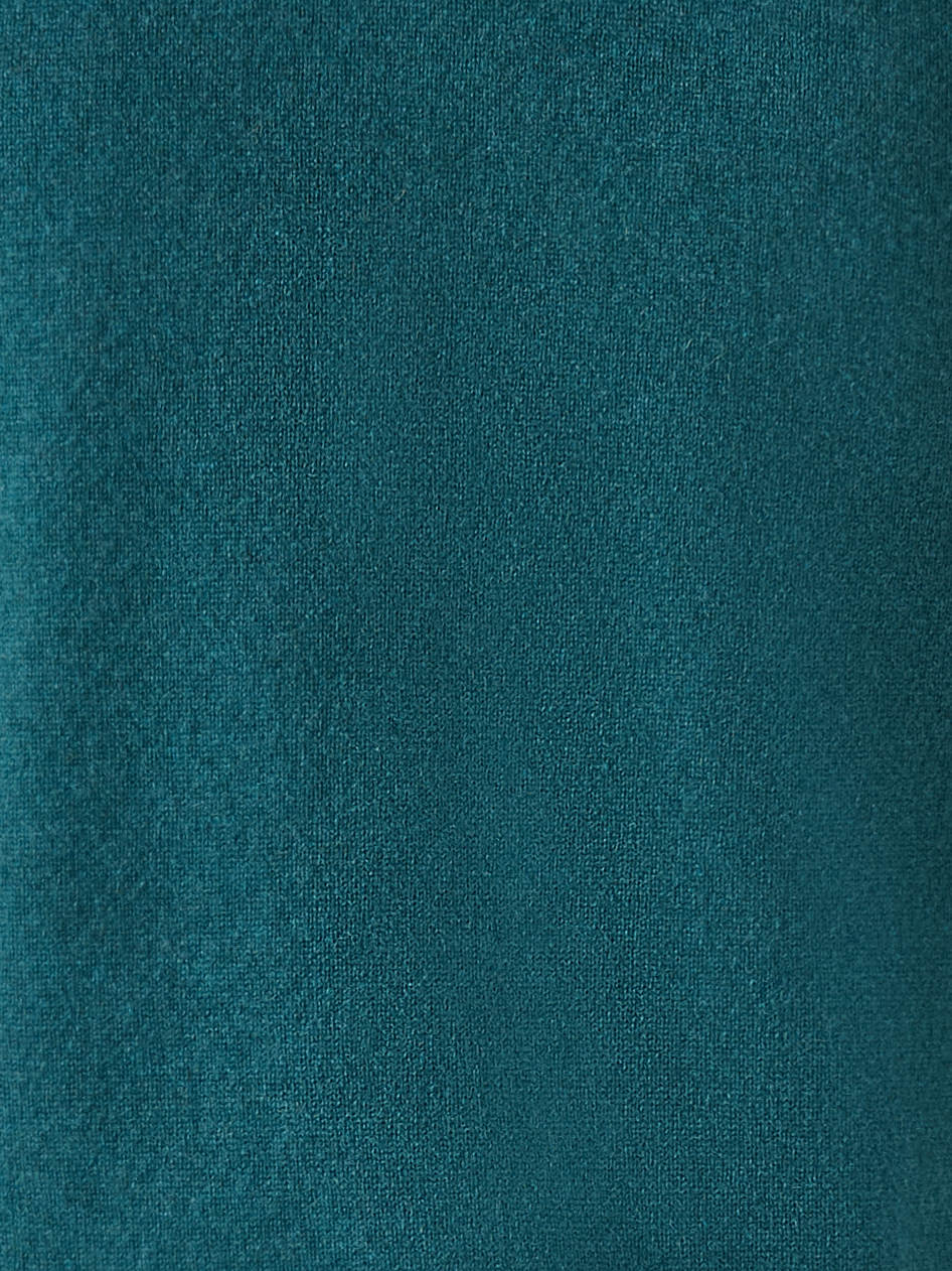 Designer Short Sleeve Pure Cashmere Knit Sweater - green