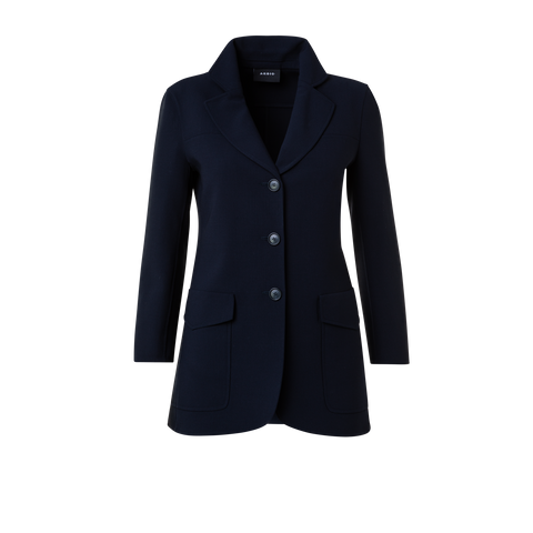 Wool Stretch Double-Face Jacket