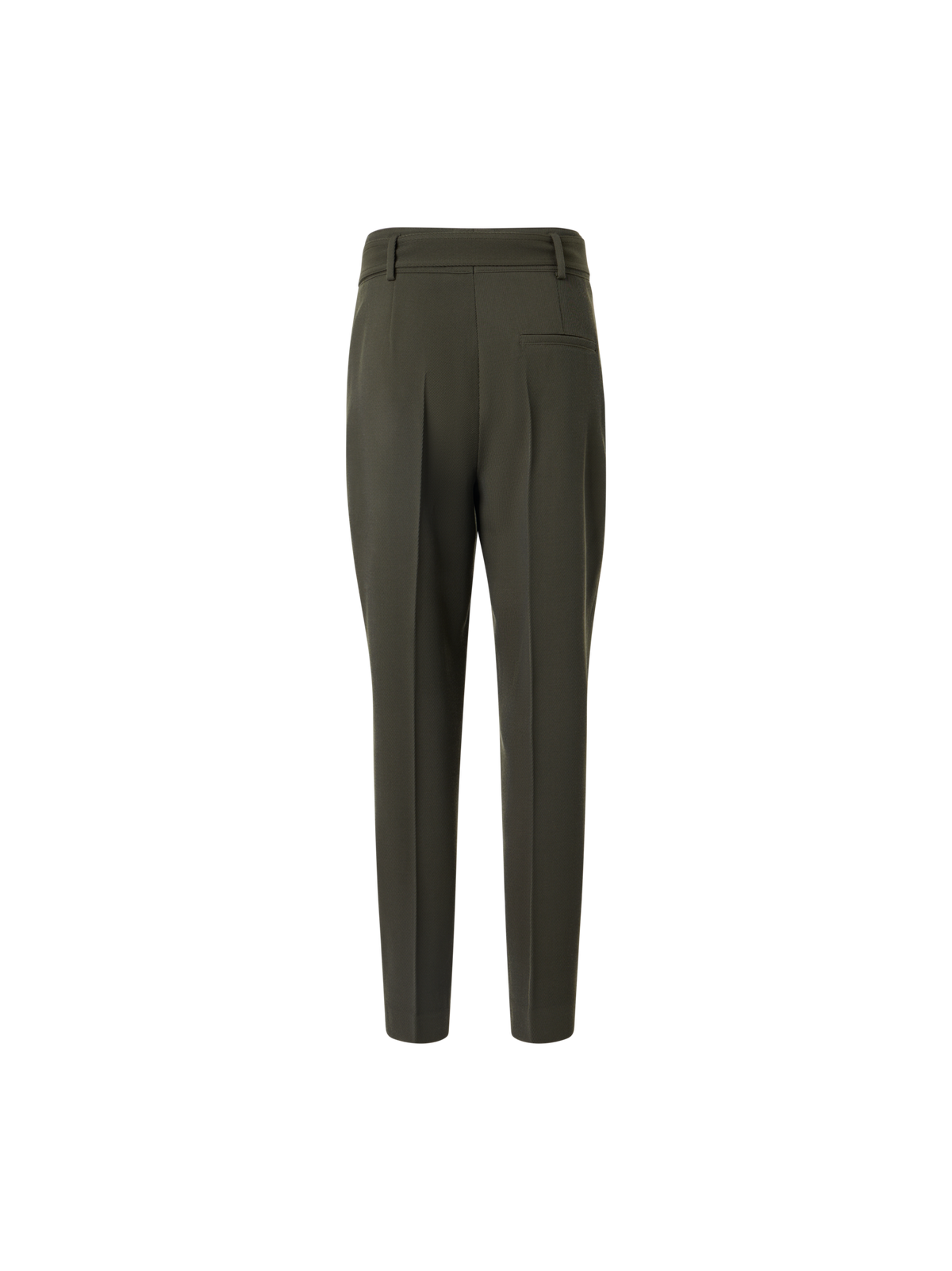Designer Fred Tapered-Leg Pants in Wool Tricotine - green