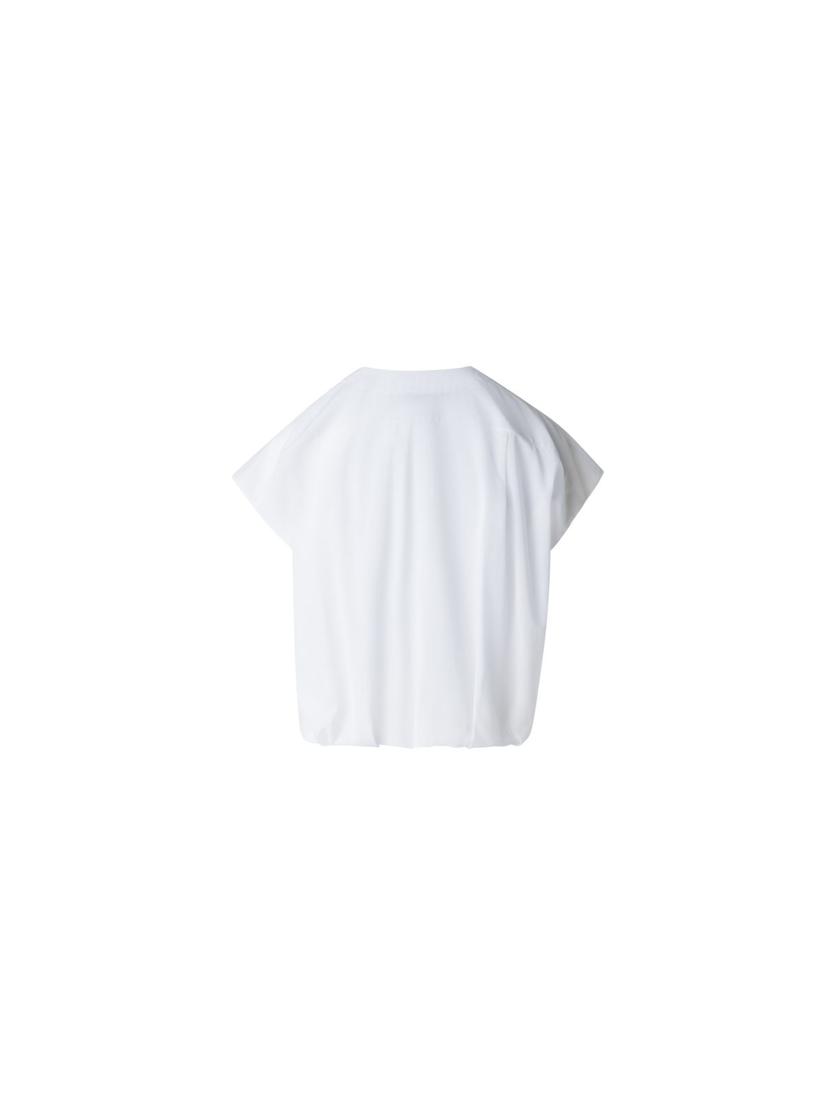 Designer Sleeveless Cotton Voile Blouse - neutral - white