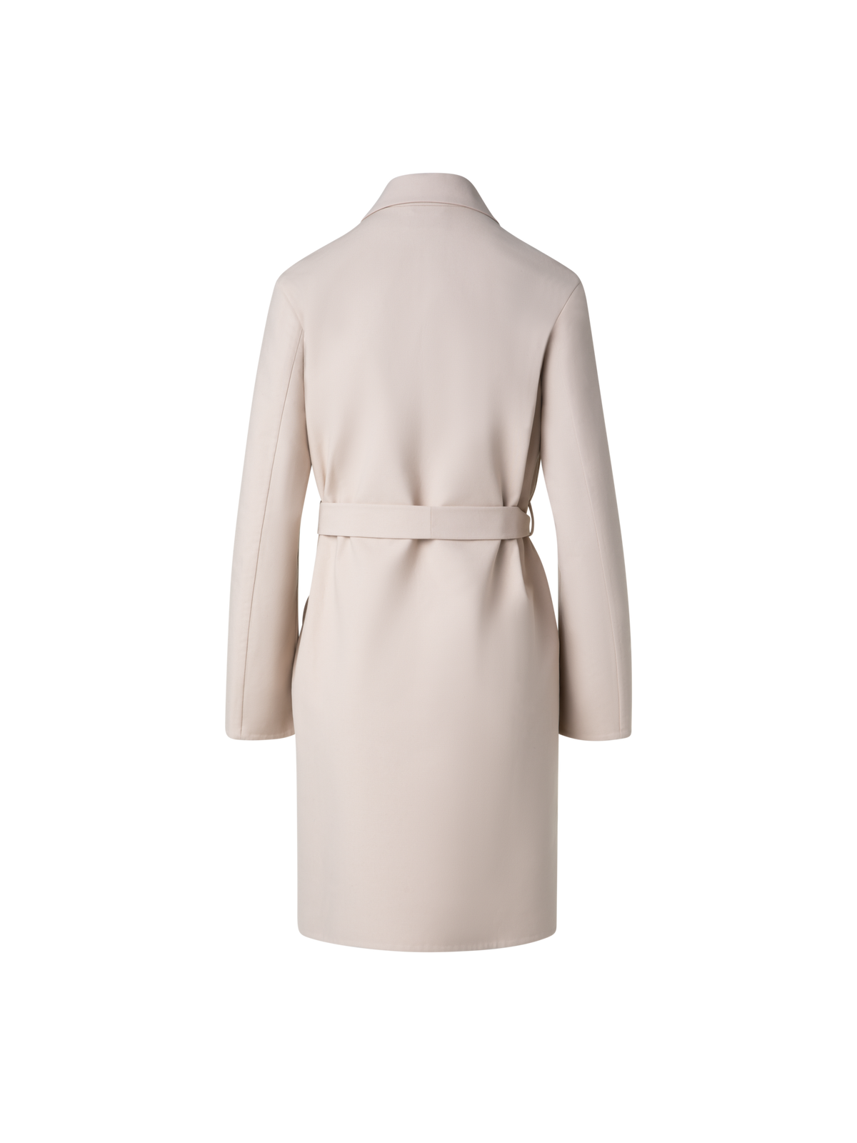 Designer Short Coat in Cotton Double-Face - neutral - beige