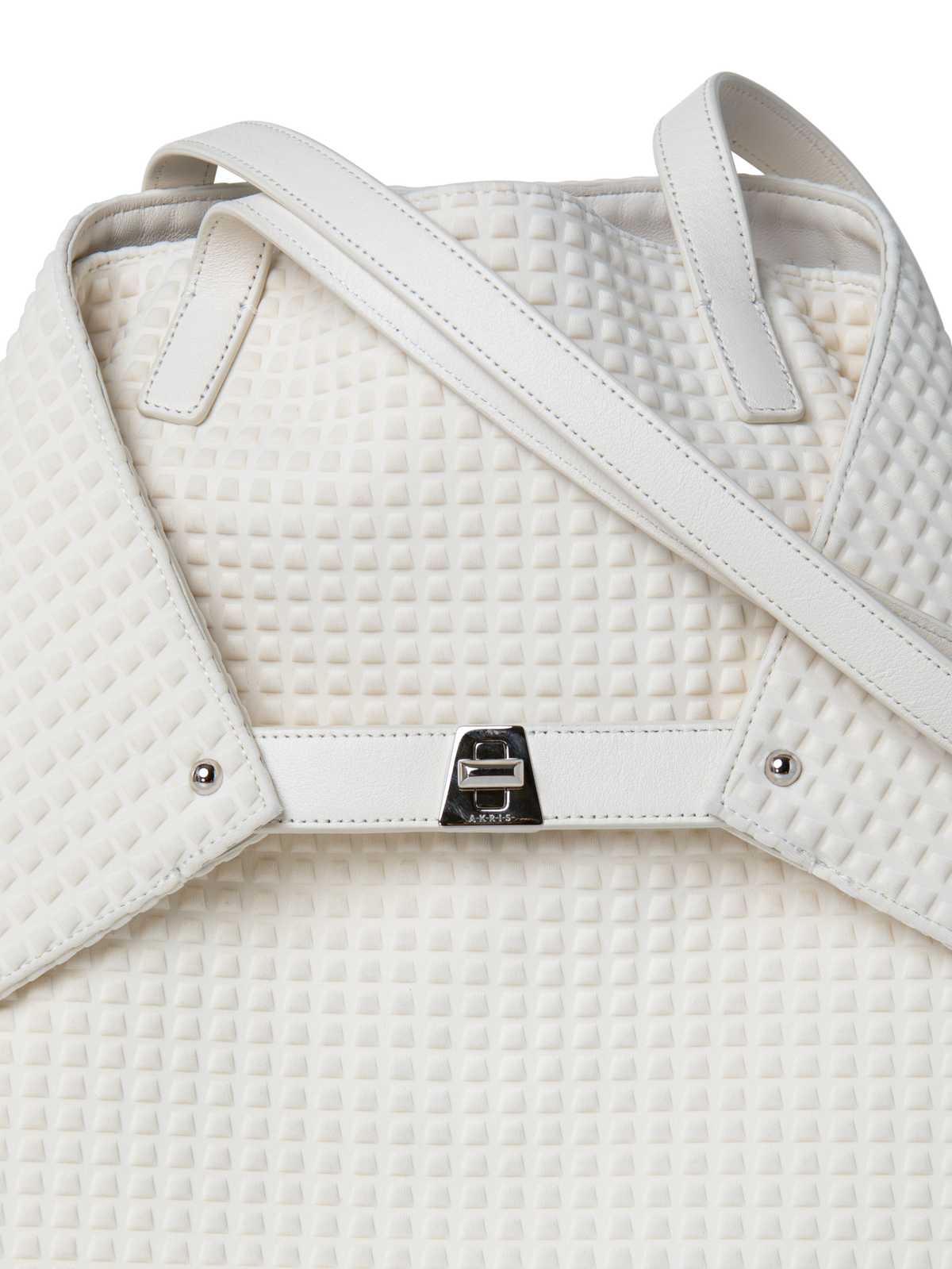 Designer Ai Medium Shoulder Tote - neutral - white