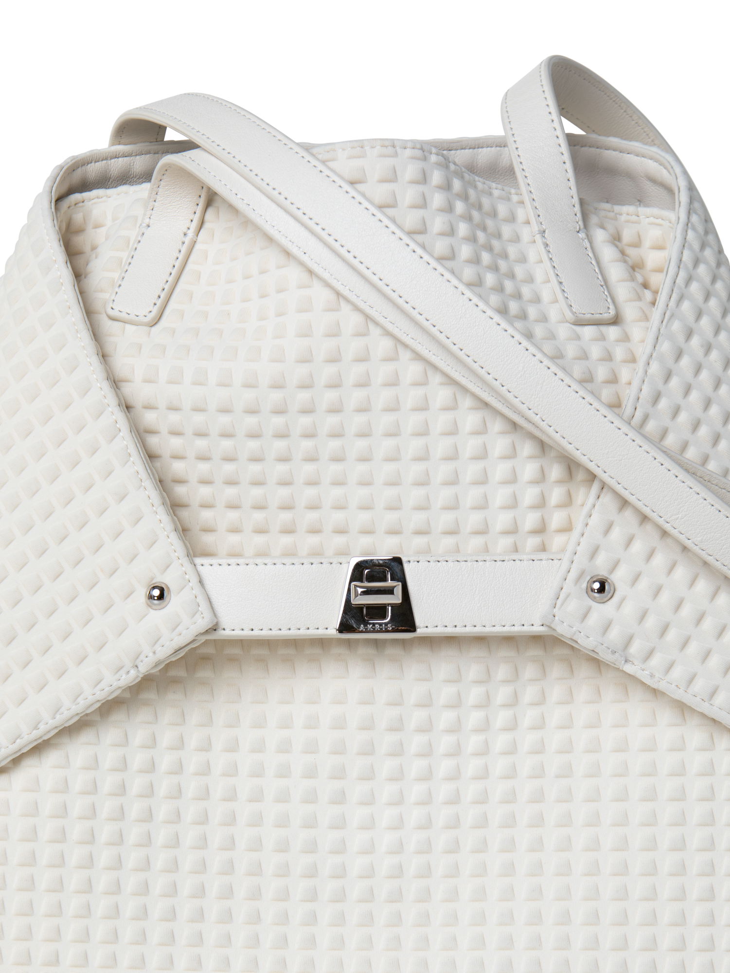 Designer Ai Medium Shoulder Tote - neutral - white