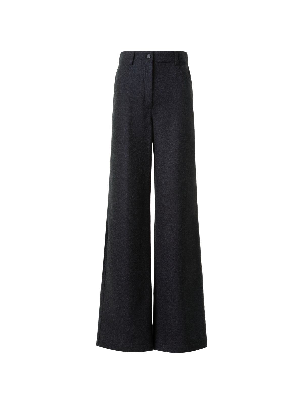 Wide Heavy Wool Flannel Pants – Akris Inc.