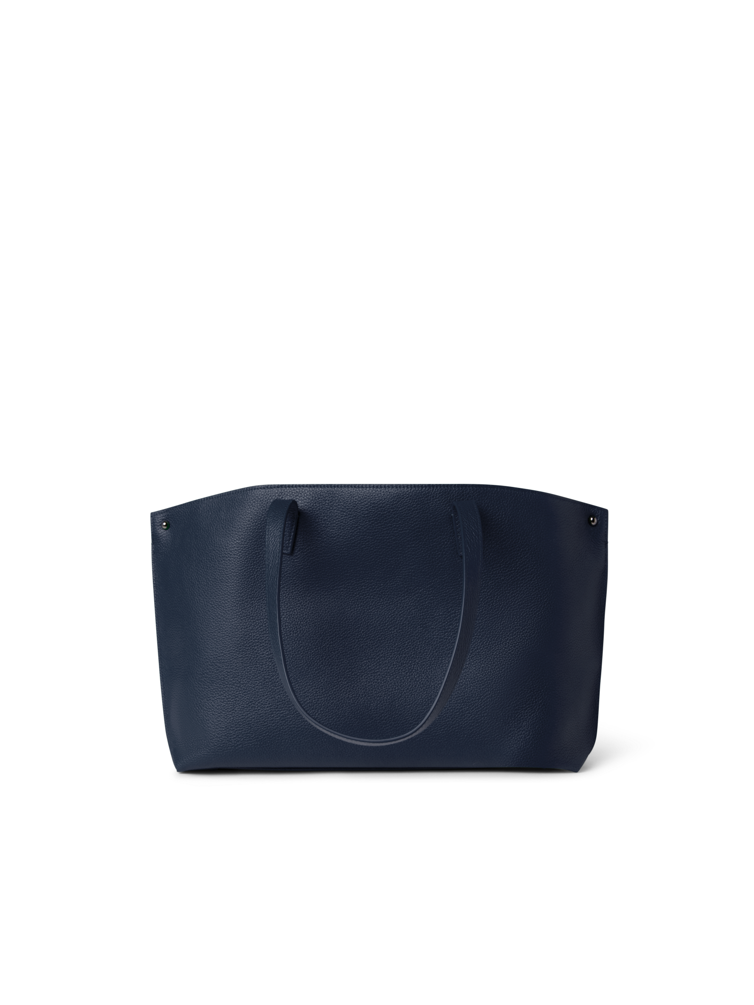 Designer Ai Small Shoulder Tote - navy - blue