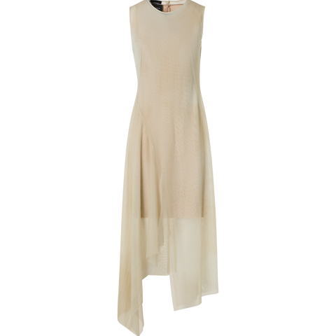 Asymmetrical Tulle Dress in Chiaroscuro Print Akris Inc. Asymmetrical Tulle Dress in Chiaroscuro Print Akris Inc.