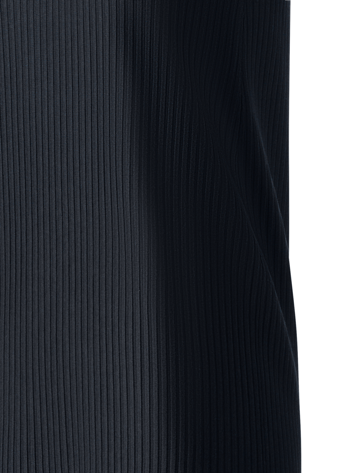 Designer Knit Dress in Semi-Sheer Silk Cotton - black - neutral