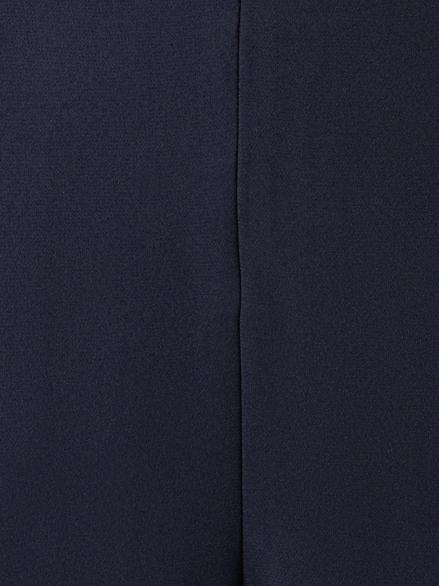 Designer Tapered Crêpe Pants - navy - blue