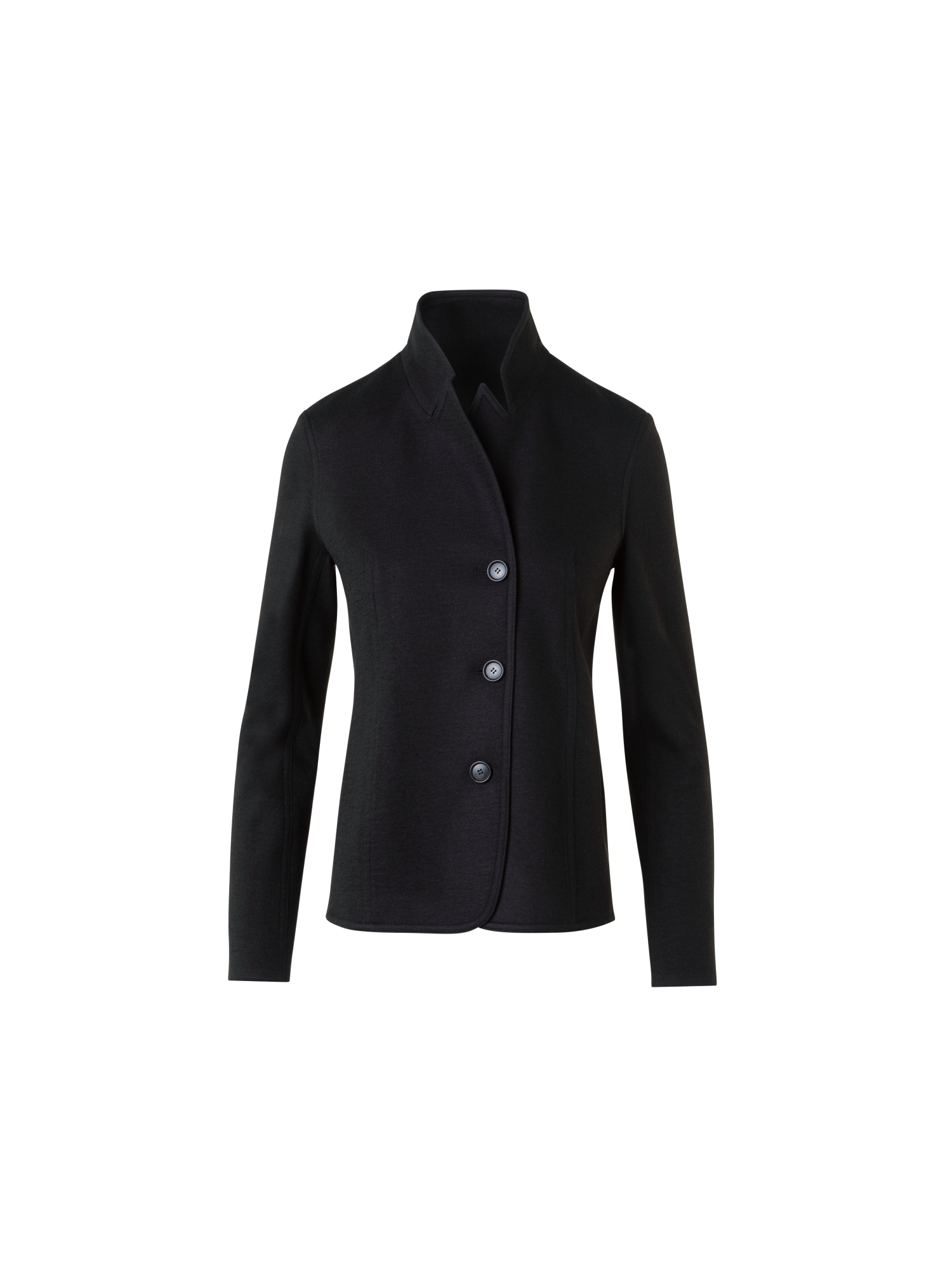 Designer Jacket in Cashmere Jersey - black - neutral