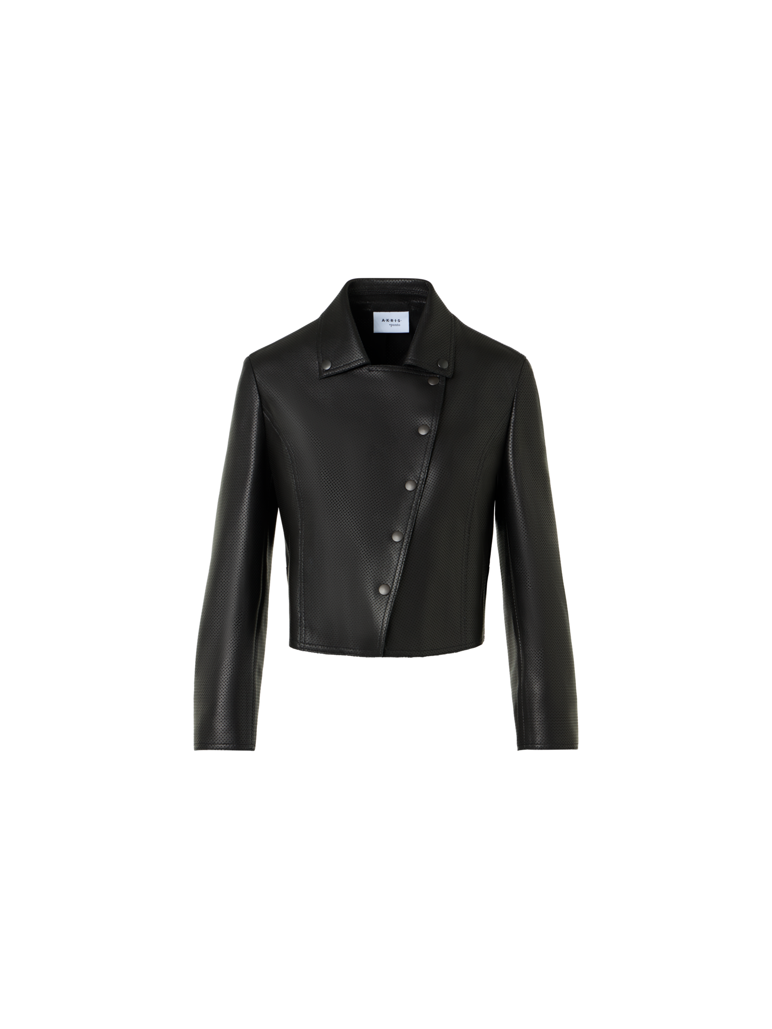Asymmetrical Leather Biker Jacket – Akris Inc. Asymmetrical Leather Biker Jacket – Akris Inc.