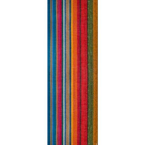 Cashmere Silk Scarf with Wind Turbine Print