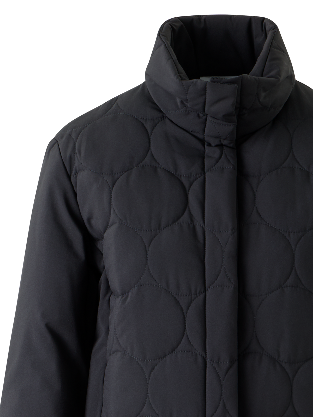 Designer Signature Dot Quilt Techno Jacket - black - neutral