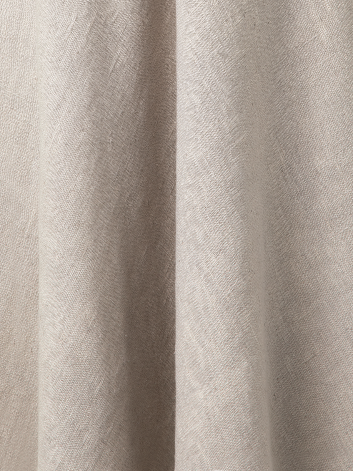 Designer Linen Midi Skirt with 3D Carnation Detail - neutral - pastel - beige