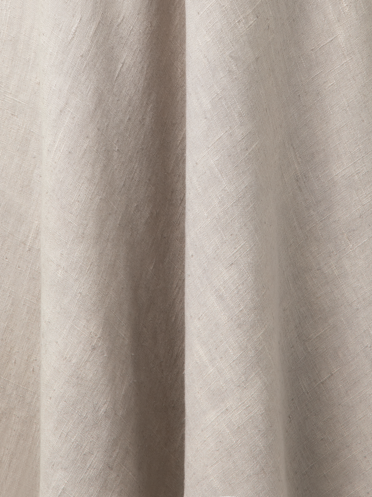 Designer Linen Midi Skirt with 3D Carnation Detail - neutral - pastel - beige